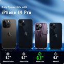 Etui plecki do iPhone 14 Pro 6,1" nakładka fioletowe sztywne plexi Etui plecki do iPhone 14 Pro 6,1" nakładka fioletowe sztywne plexi