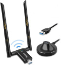 Karta sieciowa zewnętrzna Aigital 1200Mb/s dwupasmowy adapter Wi-Fi Karta sieciowa zewnętrzna Aigital 1200Mb/s dwupasmowy adapter Wi-Fi