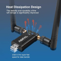 Karta sieciowa zewnętrzna Aigital 1200Mb/s dwupasmowy adapter Wi-Fi Karta sieciowa zewnętrzna Aigital 1200Mb/s dwupasmowy adapter Wi-Fi