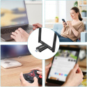 Karta sieciowa zewnętrzna Aigital 1200Mb/s dwupasmowy adapter Wi-Fi Karta sieciowa zewnętrzna Aigital 1200Mb/s dwupasmowy adapter Wi-Fi