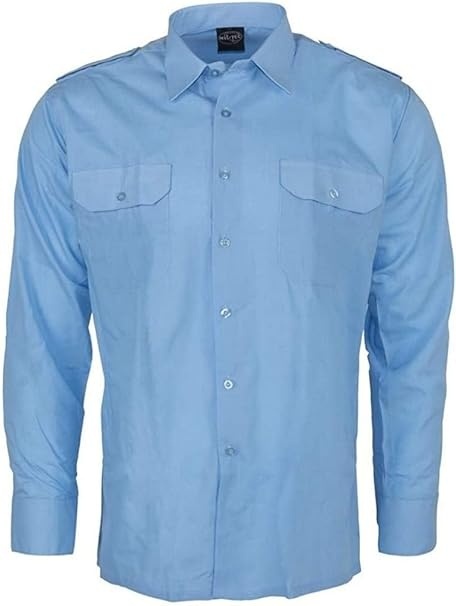 Koszula z długim rękawem Mil-Tec Service Long Sleeve Niebieska XL
