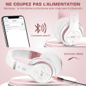 SŁUCHAWKI BEZPRZEWODOWE NAUSZNE WIRELESS 6S BLUETOOTH STEREO HI-FI SKŁADANE