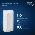 Wzmacniacz sygnału Wi-Fi Netgear EAX12 802.11a/b/g/n/ac/ax 1,6 Gb/s repeater