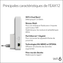 Wzmacniacz sygnału Wi-Fi Netgear EAX12 802.11a/b/g/n/ac/ax 1,6 Gb/s repeater