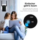 Wzmacniacz sygnału Wi-Fi 300 Mbit/s 2,4 GHz do domu port Ethernet LAN WPS Wzmacniacz sygnału Wi-Fi 300 Mbit/s 2,4 GHz do domu port Ethernet LAN WPS