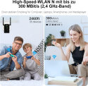 Wzmacniacz sygnału Wi-Fi 300 Mbit/s 2,4 GHz do domu port Ethernet LAN WPS Wzmacniacz sygnału Wi-Fi 300 Mbit/s 2,4 GHz do domu port Ethernet LAN WPS