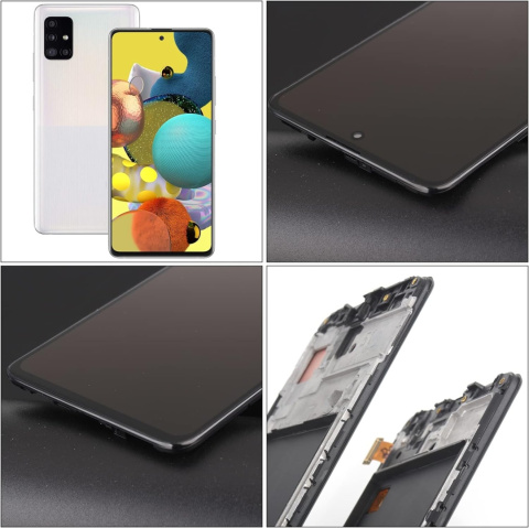 WYŚWIETLACZ ZAMIENNIK LCD DOTYK Samsung Galaxy A51 i narzędzia instalacyjne WYŚWIETLACZ ZAMIENNIK LCD DOTYK Samsung Galaxy A51 i narzędzia instalacyjne