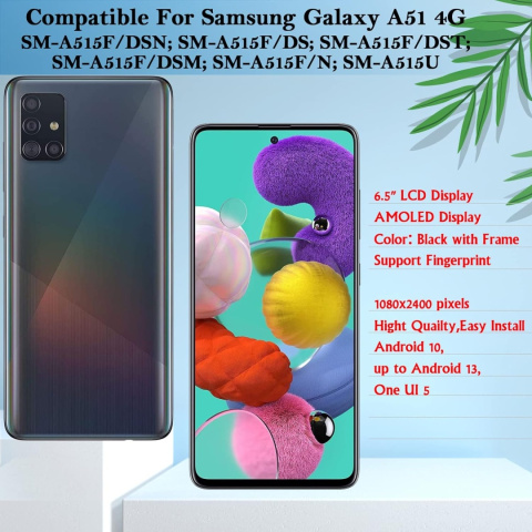 WYŚWIETLACZ ZAMIENNIK LCD DOTYK Samsung Galaxy A51 i narzędzia instalacyjne WYŚWIETLACZ ZAMIENNIK LCD DOTYK Samsung Galaxy A51 i narzędzia instalacyjne