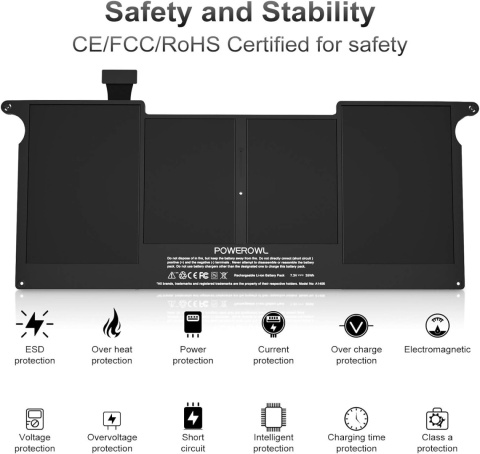 BATERIA A1406 DO APPLE MACBOOK AIR 11" A1495 EMC 2471 2558 2631 38Wh 7,6V BATERIA A1406 DO APPLE MACBOOK AIR 11" A1495 EMC 2471 2558 2631 38Wh 7,6V