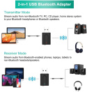 Transmiter nadajnik odbiornik Bluetooth 5.0 adapter audio 3,5 mm mini jack