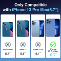 Silikonowe etui do iPhone 13Pro Max 6,7" plecki niebieski ładowanie Magsafe