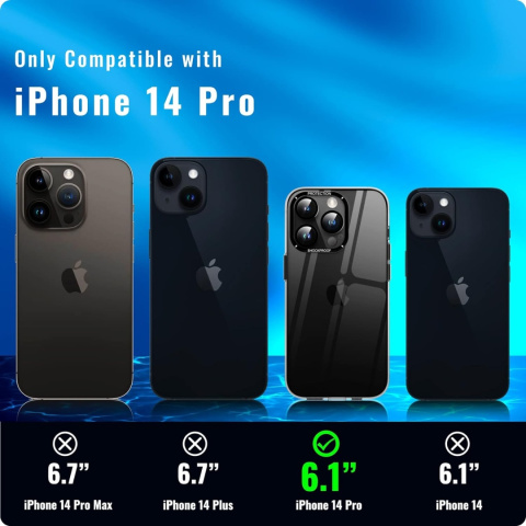 Etui plecki do iPhone 14 Pro 6,1" nakładka przezroczyste sztywne plexi Etui plecki do iPhone 14 Pro 6,1" nakładka przezroczyste sztywne plexi