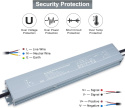 Zasilacz sterownik REYLAX IP67 przełącznik do LED 200W 260 V AC 24 V