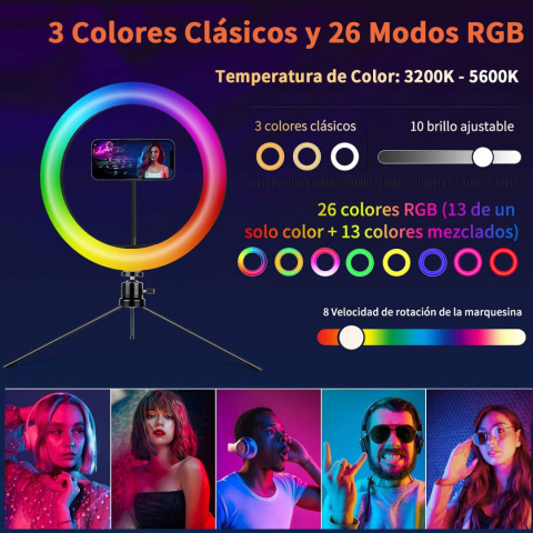 LAMPA PIERŚCIENIOWA LED RING DO MAKIJAŻU SELIE UCHWYT NA TELEFON 135cm LAMPA PIERŚCIENIOWA LED RING DO MAKIJAŻU SELIE UCHWYT NA TELEFON 135cm