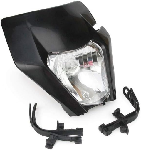 OWIEWKA REFLEKTOR LAMPA PRZÓD Dirt Bike Motocross Enduro 2017 czarny OWIEWKA REFLEKTOR LAMPA PRZÓD Dirt Bike Motocross Enduro 2017 czarny