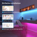 TAŚMA LED GOVEE H6189 STEROWANIE KOLORAMI RGBIC LED STRIP LIGHT 2x 5M PILOT TAŚMA LED GOVEE H6189 STEROWANIE KOLORAMI RGBIC LED STRIP LIGHT 2x 5M PILOT