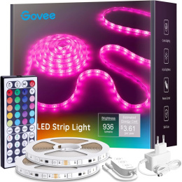 TAŚMA LED GOVEE H6189 STEROWANIE KOLORAMI RGBIC LED STRIP LIGHT 2x 5M PILOT