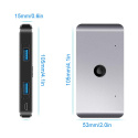 ROZDZIELACZ SWITCH PRZEŁĄCZNIK BOX KVM x4 USB 3.0 TRANSFER DANYCH ADAPTER ROZDZIELACZ SWITCH PRZEŁĄCZNIK BOX KVM x4 USB 3.0 TRANSFER DANYCH ADAPTER