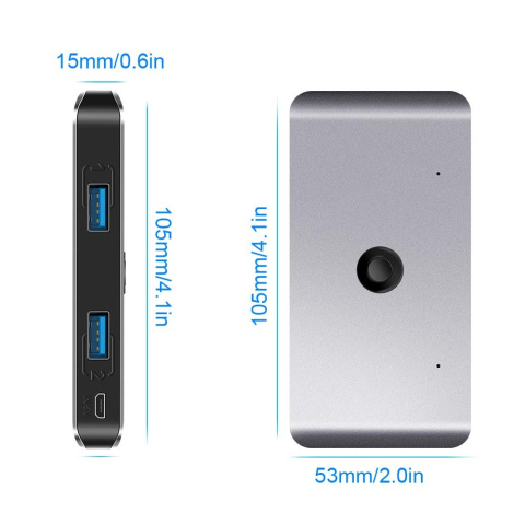 ROZDZIELACZ SWITCH PRZEŁĄCZNIK BOX KVM x4 USB 3.0 TRANSFER DANYCH ADAPTER ROZDZIELACZ SWITCH PRZEŁĄCZNIK BOX KVM x4 USB 3.0 TRANSFER DANYCH ADAPTER