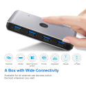 ROZDZIELACZ SWITCH PRZEŁĄCZNIK BOX KVM x4 USB 3.0 TRANSFER DANYCH ADAPTER ROZDZIELACZ SWITCH PRZEŁĄCZNIK BOX KVM x4 USB 3.0 TRANSFER DANYCH ADAPTER