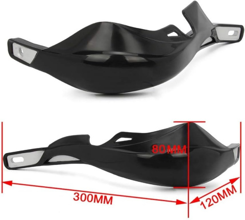 HANDBARY MOTOCYKLOWE OSŁONY DŁONI 22mm/28mm ENDURO ATV CROSS czarne HANDBARY MOTOCYKLOWE OSŁONY DŁONI 22mm/28mm ENDURO ATV CROSS czarne