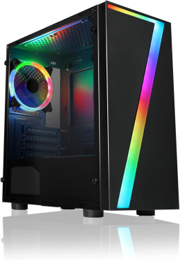 Obudowa Komputerowa PC CiT SEVEN RGB Wentylator mini tower okno