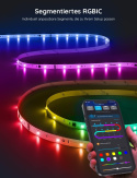 TAŚMA LED GOVEE H617A STEROWANIE KOLORAMI RGB LED STRIP LIGHT 5M APLIKACJA TAŚMA LED GOVEE H617A STEROWANIE KOLORAMI RGB LED STRIP LIGHT 5M APLIKACJA