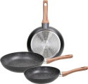 3 patelnie Tognana 20 24 28 cm non stick