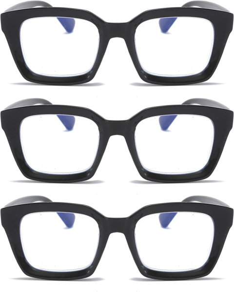 OKULARY +1,0 DO CZYTANIA KOMPUTERA 3 SZTUKI+ETUI ANTY-NIEBIESKIE OKULARY +1,0 DO CZYTANIA KOMPUTERA 3 SZTUKI+ETUI ANTY-NIEBIESKIE