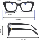 OKULARY +1,0 DO CZYTANIA KOMPUTERA 3 SZTUKI+ETUI ANTY-NIEBIESKIE OKULARY +1,0 DO CZYTANIA KOMPUTERA 3 SZTUKI+ETUI ANTY-NIEBIESKIE
