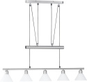 Lampa wisząca Trio Stamina 5 punktowa regulowana 5x40W 3751051-07 E14 Lampa wisząca Trio Stamina 5 punktowa regulowana 5x40W 3751051-07 E14