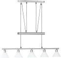 Lampa wisząca Trio Stamina 5 punktowa regulowana 5x40W 3751051-07 E14