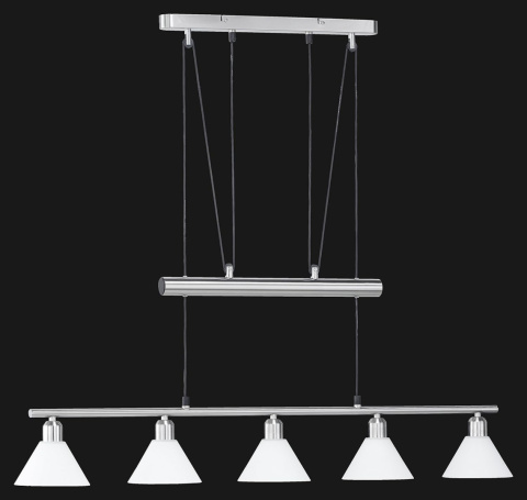 Lampa wisząca Trio Stamina 5 punktowa regulowana 5x40W 3751051-07 E14 Lampa wisząca Trio Stamina 5 punktowa regulowana 5x40W 3751051-07 E14