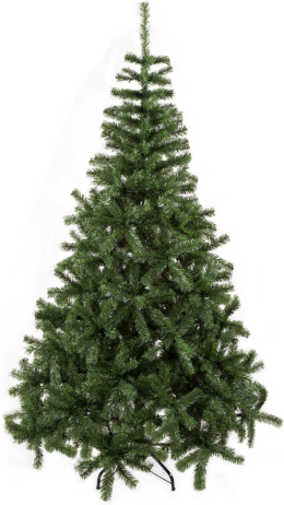 Choinka bożonarodzeniowa sztuczna Sosna 200 cm gęsta ze stojakiem zielona