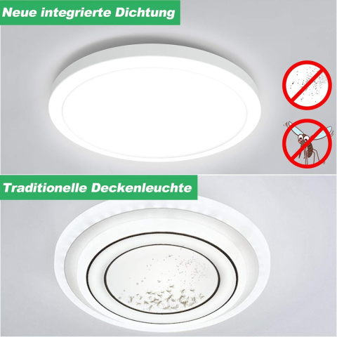 Lampa sufitowa LED BENMA 18W 18cm 6000K 20000H białe światło Lampa sufitowa LED BENMA 18W 18cm 6000K 20000H białe światło