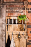 KitchenCraft Pojemnik na Herbatę Industrial METALOWY puszka z pokrywką KitchenCraft Pojemnik na Herbatę Industrial METALOWY puszka z pokrywką