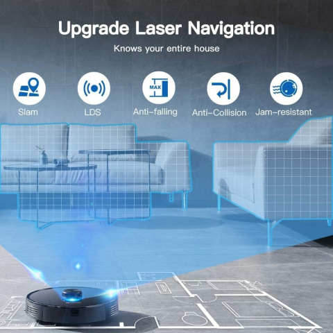 Robot mopujący PROSCENIC M7 PRO samojezdny odkurzacz aplikacja pilot Robot mopujący PROSCENIC M7 PRO samojezdny odkurzacz aplikacja pilot