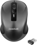 LeadsaiL bezprzewodowa mysz myszka optyczna DPI 1600 CICHY KLIK LeadsaiL bezprzewodowa mysz myszka optyczna DPI 1600 CICHY KLIK