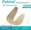Doczepiane włosy 100% naturalne ludzkie 35cm 50g tape on blond 20szt Doczepiane włosy 100% naturalne ludzkie 35cm 50g tape on blond 20szt