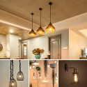 3x Żarówka E27 dekoracyjna ozdobna retro Edison ST64 4W światło akcentujące 3x Żarówka E27 dekoracyjna ozdobna retro Edison ST64 4W światło akcentujące