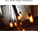 3x Żarówka E27 dekoracyjna ozdobna retro Edison ST64 4W światło akcentujące 3x Żarówka E27 dekoracyjna ozdobna retro Edison ST64 4W światło akcentujące