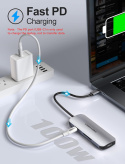 Koncentrator HUB VENTION TOJHB 7w1 USB C do PC Laptop tablet smartfon Koncentrator HUB VENTION TOJHB 7w1 USB C do PC Laptop tablet smartfon
