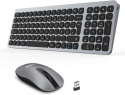 Leadsail zestaw bezprzewodowa klawiatura i mysz 2,4GHz nożycowa QWERTZ Leadsail zestaw bezprzewodowa klawiatura i mysz 2,4GHz nożycowa QWERTZ