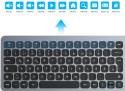Leadsail zestaw bezprzewodowa klawiatura i mysz 2,4GHz nożycowa QWERTZ Leadsail zestaw bezprzewodowa klawiatura i mysz 2,4GHz nożycowa QWERTZ