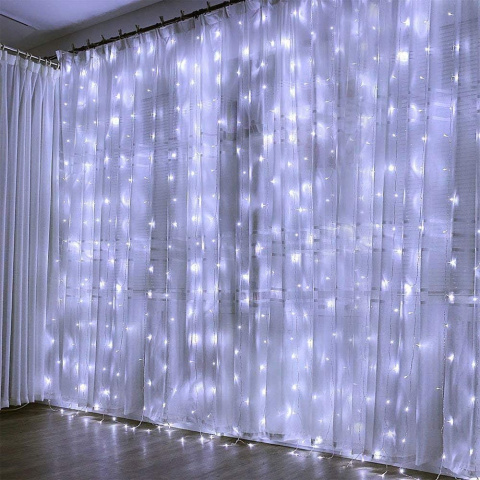 lampki led kurtyna dekoracja okienna ścienna firana lampki led kurtyna dekoracja okienna ścienna firana