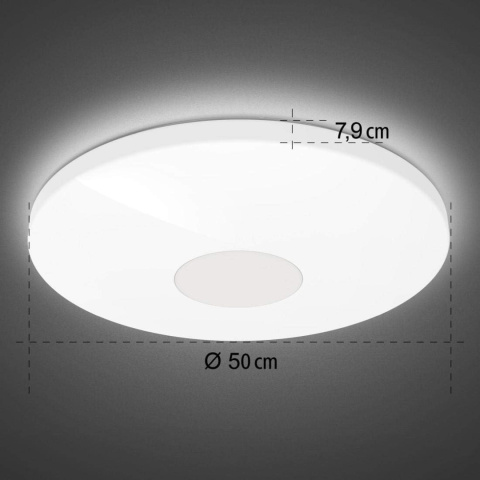 INTELIGENTNA LAMPA SUFITOWA WIFI LED APLIKACJA 50cm HAMA regulacja INTELIGENTNA LAMPA SUFITOWA WIFI LED APLIKACJA 50cm HAMA regulacja