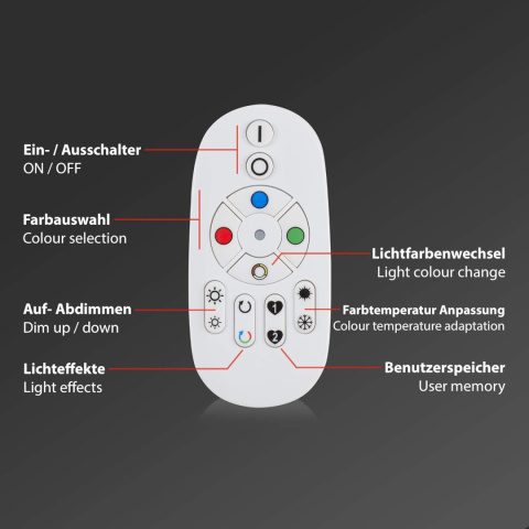 Lampa panel sufitowy LED plafon Briloner 7349-116 22W 2800lm 3000K - 6500K Lampa panel sufitowy LED plafon Briloner 7349-116 22W 2800lm 3000K - 6500K