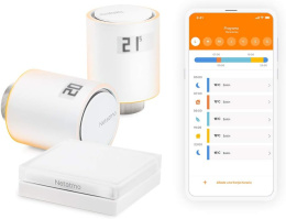 Zestaw termostatyczny Inteligentne głowice NETATMO NRV01 + Przekaźnik