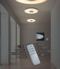 Lampa sufitowa LED plafon TOKYO 45W Ø60cm regulacja jasności Z PILOTEM Lampa sufitowa LED plafon TOKYO 45W Ø60cm regulacja jasności Z PILOTEM
