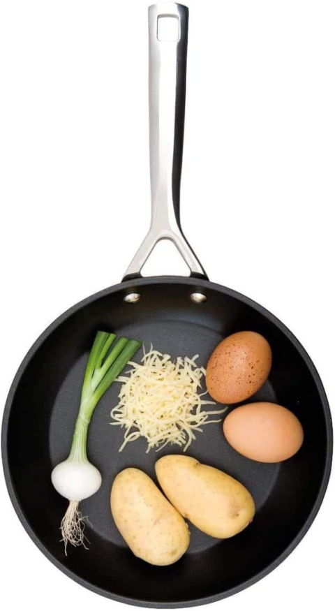 PATELNIA LE CREUSET 28cm nieprzywierająca INDUKCJA GAZ PIEKARNIK czarn PATELNIA LE CREUSET 28cm nieprzywierająca INDUKCJA GAZ PIEKARNIK czarn